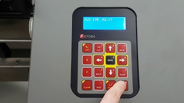 Fotoba Tutorials: How to adjust Cut centering on XLD/XLE series