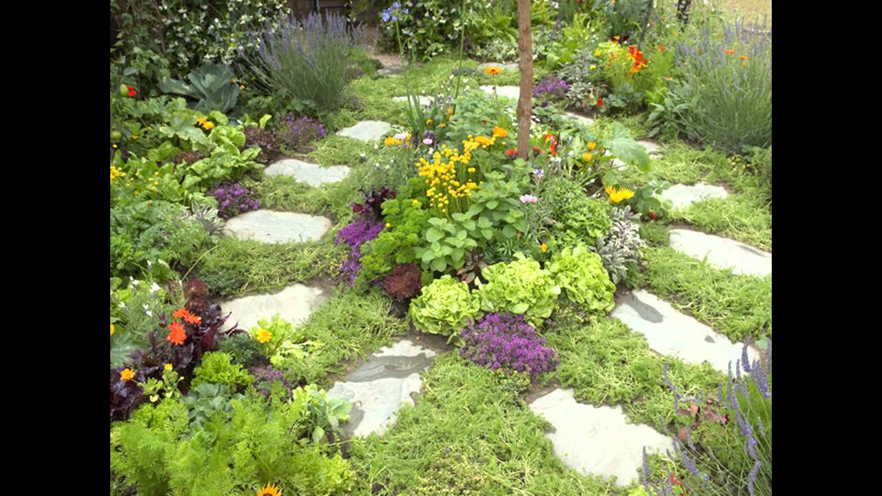 Herb garden design design decorations ideas - YouTube