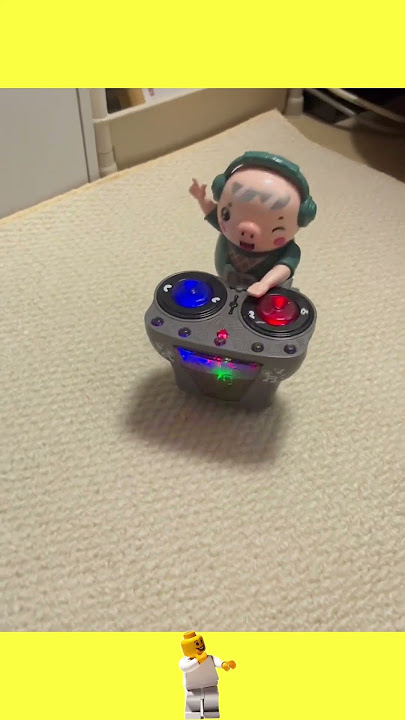 Check out this silly DJ pig!#moc #toycollector #legotechnic