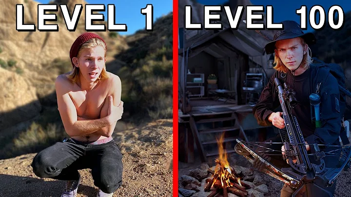 Level 1 vs Level 100 Survivalist! *SOLO OVERNIGHT ...