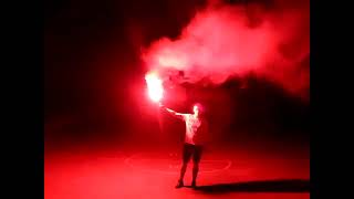 Файеры стадионные и для охоты MF 0220 Red пластик метал чека красный цвет время работы 60 се