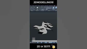 2D or 3D ??  AutoCAD Optical illusion #trending #shorts #design #autocad #shortsvideo #illusion