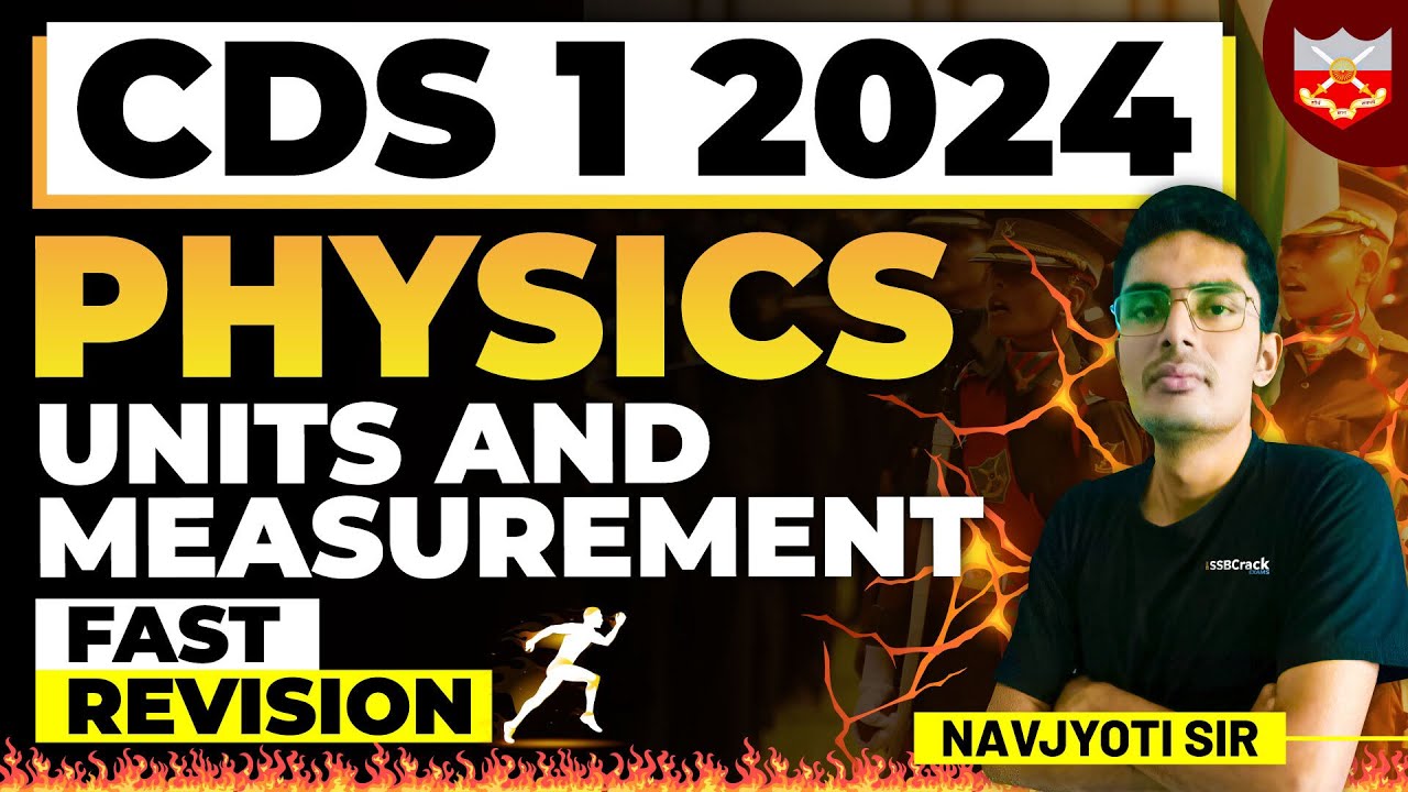 Units and Measurements - Complete Revision | CDS 1 2024 | UPSC - YouTube