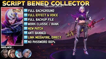 SCRIPT SKIN BENEDETTA COLLECTOR NO PASSWORD | FULL EFFECT & VOICE - NEW PATCH!