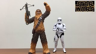 star wars premium 1/10scale figure series #Chewbacca First Order Stromtrooper スターウォーズ チューバッカ レビュー