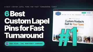 Best Custom Lapel Pins for Fast Turnaround Times in 2026: The Monterey Company vs WizardPins vs GS-J