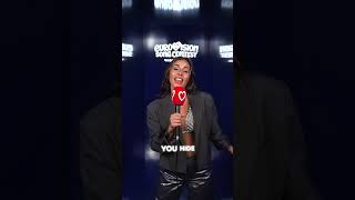 Sarah set our booth on Fire! 🔥🪩 | #Eurovision2026