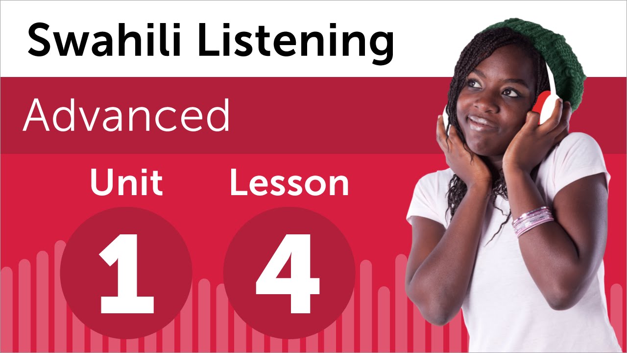 ⁣Swahili Listening Practice - Reserving Tickets to a Play in Swahili