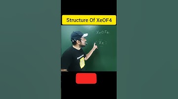 Structure Of XeOF4 | CBSE Class 12th Previous Year Question | #Shorts |