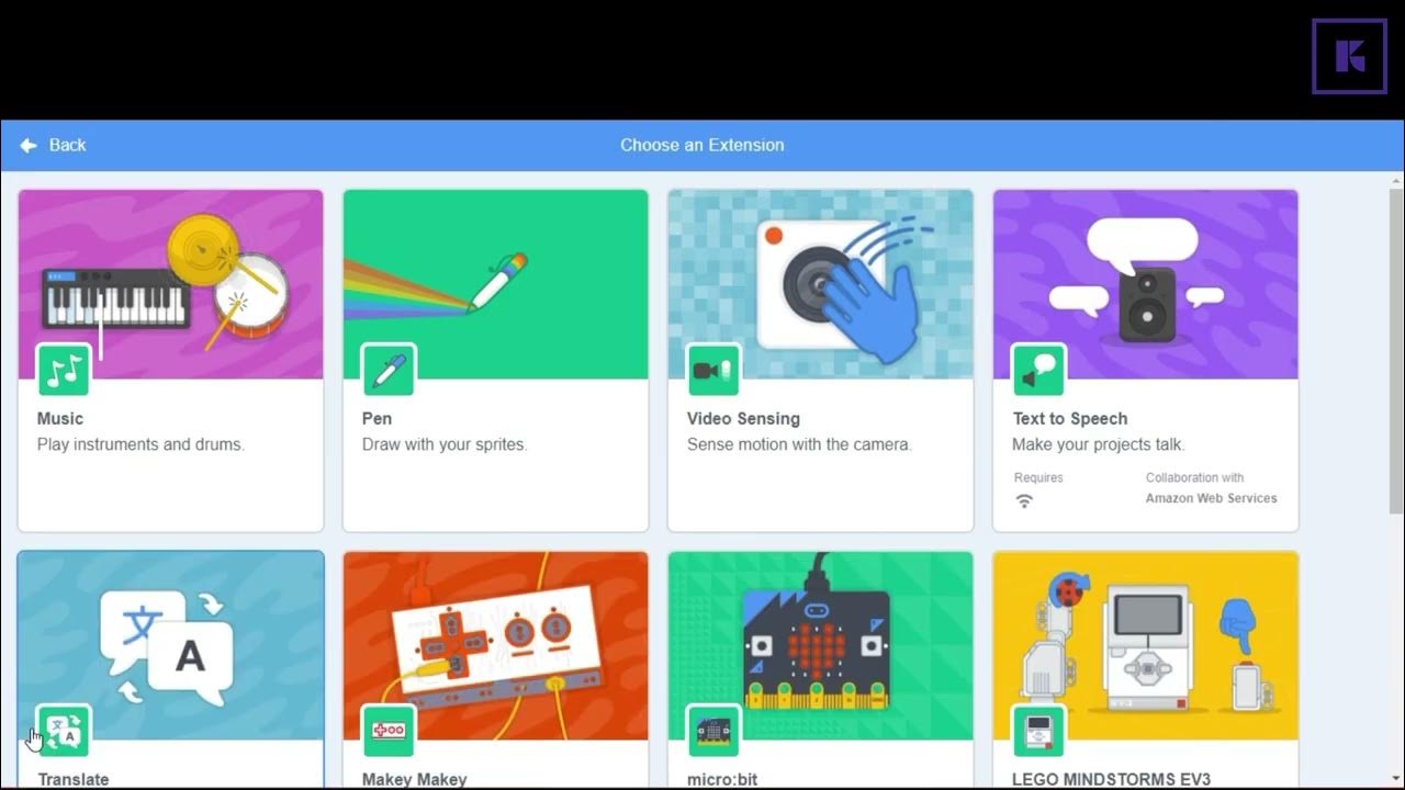 Adding Scratch Extensions Musical Instrument Project YouTube