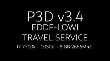 Prepar3D REALISTIC TAKEOFF & LANDING | EDDF-LOWI | PMDG 737 | i7700k+1050Ti