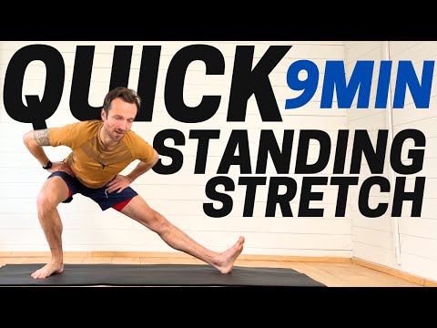Quick Standing Stretches After Running