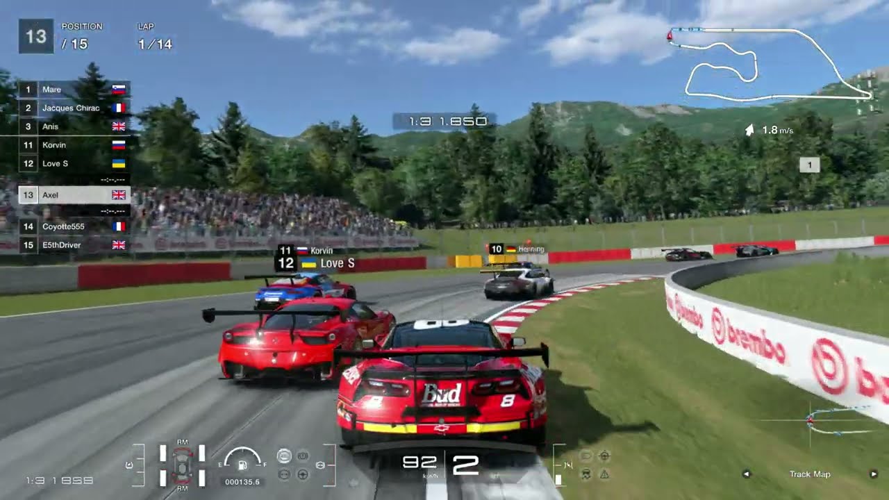 Drive to Survive in GT7 Daily Race C - Deep Forest Reverse