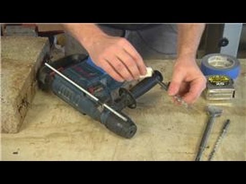 Home Remodeling Tools : How and When to Use a Hammer Drill - YouTube