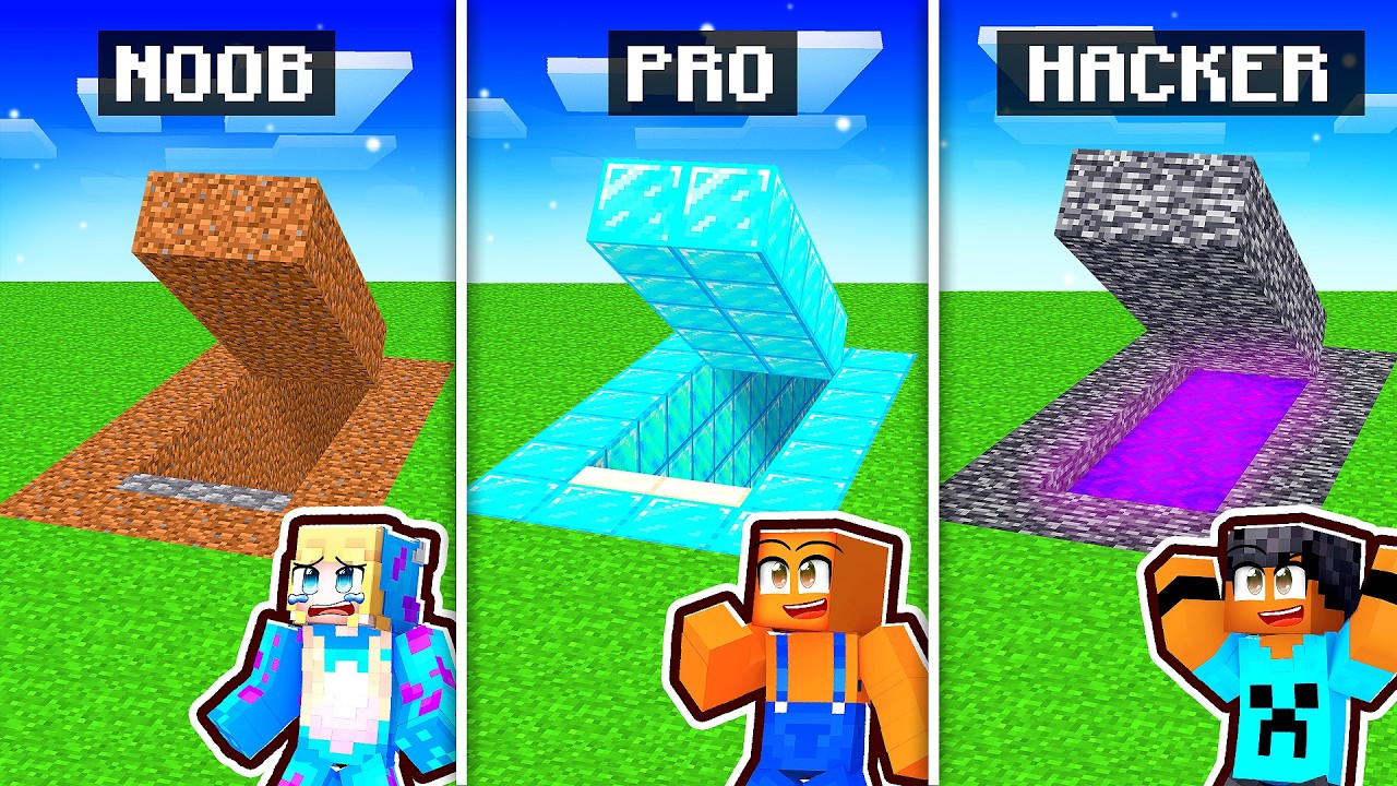 PASSAMOS de BUNKER NOOB para BUNKER PRO no Minecraft