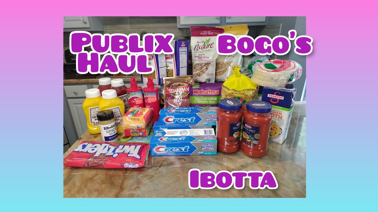 Publix Haul /Bogo's(Ibotta) YouTube