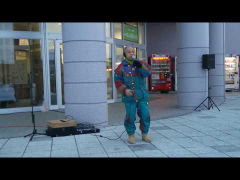 鈴木宗男さんが、足寄町のウッドキャンドルナイトに来てくれました。2018年2月3日。