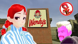Wendy And Ronald Mcdonald Rivalry Gmod Funny Moments Clip From Visit To Wendys Gone Wrong Video