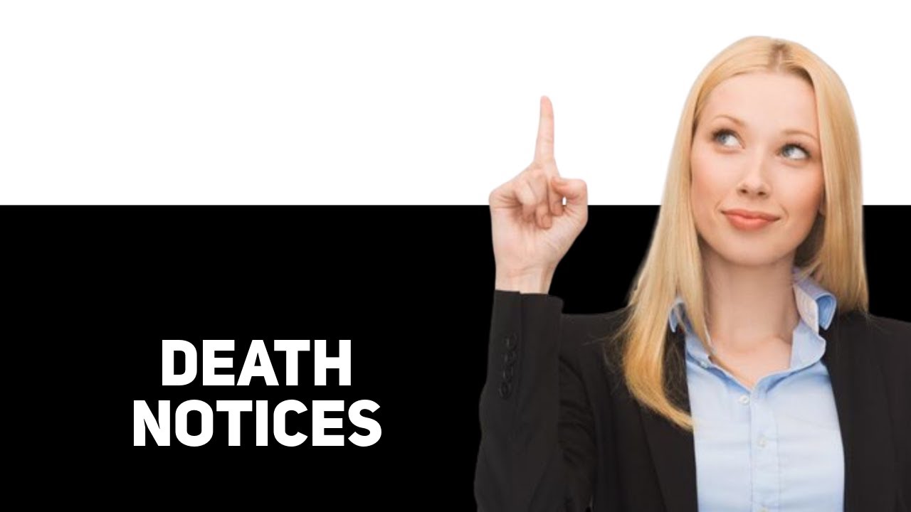How Do I Find Local Death Notices   2025