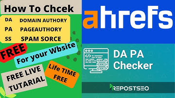 How to check website traffic, PA, SS, DA and DR | Page Authority, Domain Authority and Domain Rating