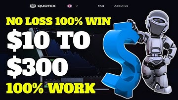 No Loss 100% Win - $10 to $300 - 1000% Work || Bot Trading 2023