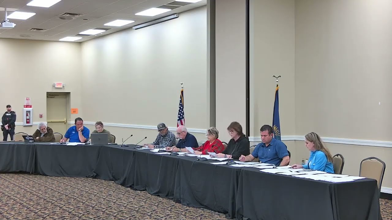 7 января 2026 г. Специально созванное заседание городского совета.