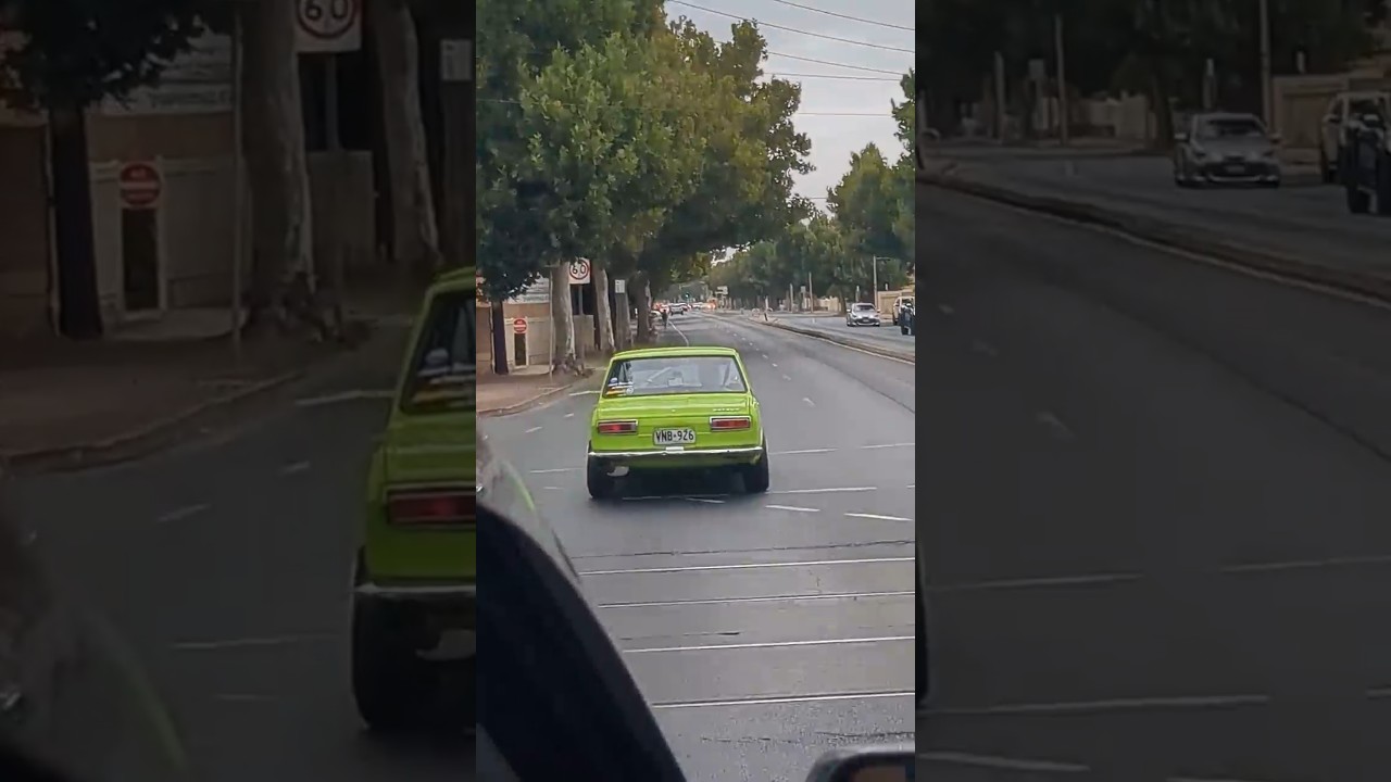 Cars cruising away from the last ever All Japan Day... | #datsun #jdm #automobile