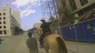 New body cam video released of controversial arrest where man is led by rope
