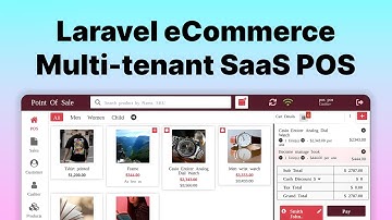 Laravel eCommerce Multi-tenant SaaS POS.