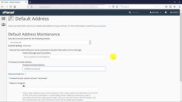 How to Setup Default Email Address in cPanel