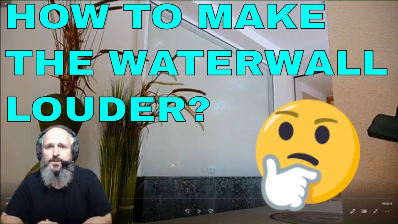 How To Make A Water Fountain Sound Louder