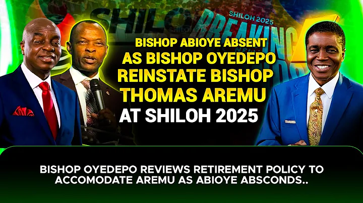 Bishop Abioye Absent As Bishop Oyedepo Reinstates Bishop Aremu At Shiloh 2025 #bishopdavidoyedepo