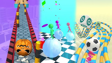 Going Balls VS Action Ball VS Snow Ball Run Gameplay #139 ( Android & IOS GamePlays )