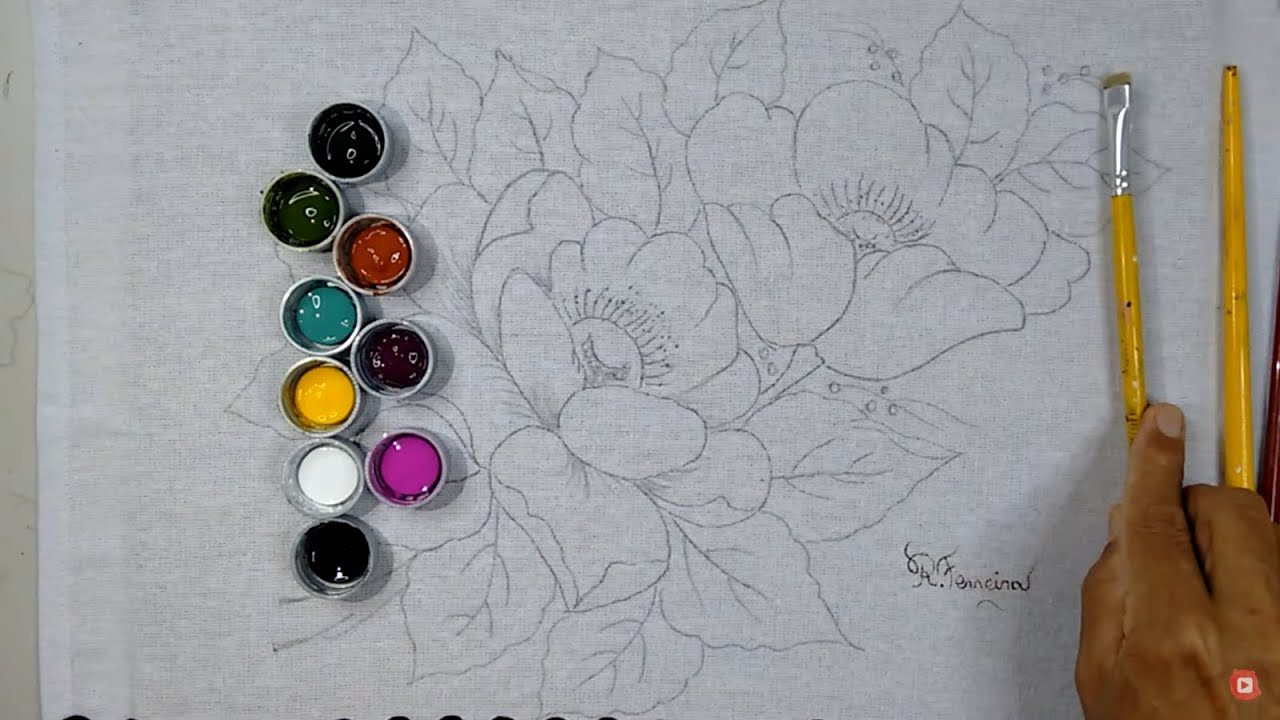 Roberto Ferreira - Vamos Aprender a Pintar Folhas e Papoulas