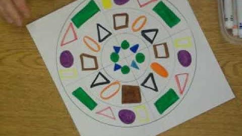 drawing radial design