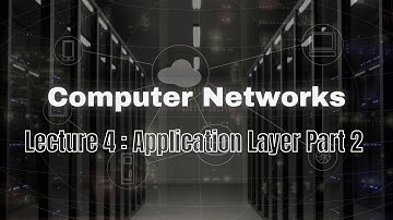 Computer Networks ( Chapter 2 : Application Layer Part 2 )