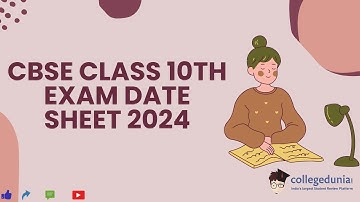 CBSE Class 10th Exam Date Sheet 2024