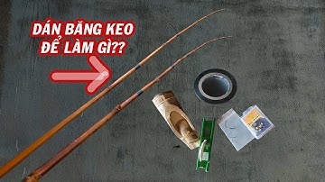 Làm Cần Câu Câu Cá Rô Đồng Từ Trúc- Câu Nhấp Cá Rô Đồng Cách Làm Cần Câu Tay Đơn Giản Từ Trúc- DuyTN