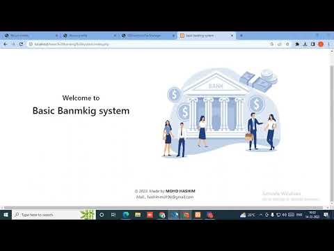 Basic banking system, html,css, bootstarp5....