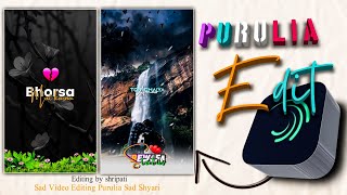 New Trending Video Editing।। Alight motion।। sad shayari mix sad song Purulia mix।। 😭