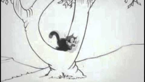Felix The Cat "All Balled Up" clip with sound