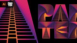 How to Make Synthwave Text Effect in Illustrator