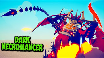 Dark Necromancer vs Every Faction - TABS MODS GAMEPLAY
