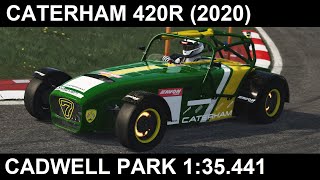 Assetto Corsa: Caterham 420R @ Cadwell Park 1:35.441 (WR)