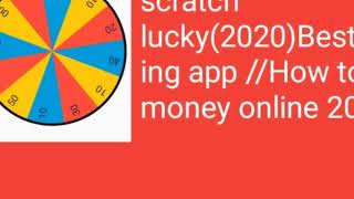 The best earning app scratch lucky (2020)  l   M A point TV screenshot 4