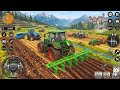 Real Tractor Driving Game 🚜 Farming Simulator Full Gameplay | Village Farming Experience