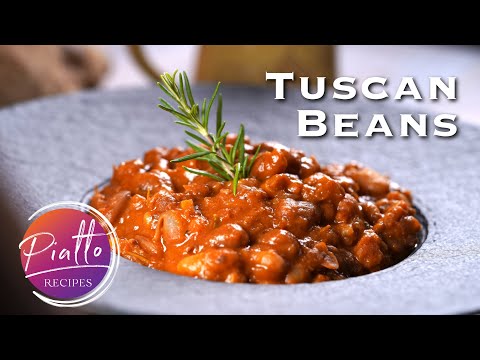 Italian Tuscan BEANS Recipe with the World's Healthiest Lard (Cinta Senese)