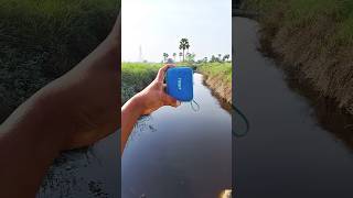 tribit Pocket Go speaker throw into water