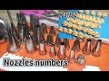 Nozzle numbers and types of designs_How to mix color in cream_Nozzle piping desings