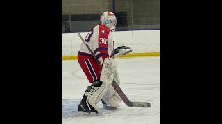 Alexis Scherzer saves at Cushing Jan 12 2024